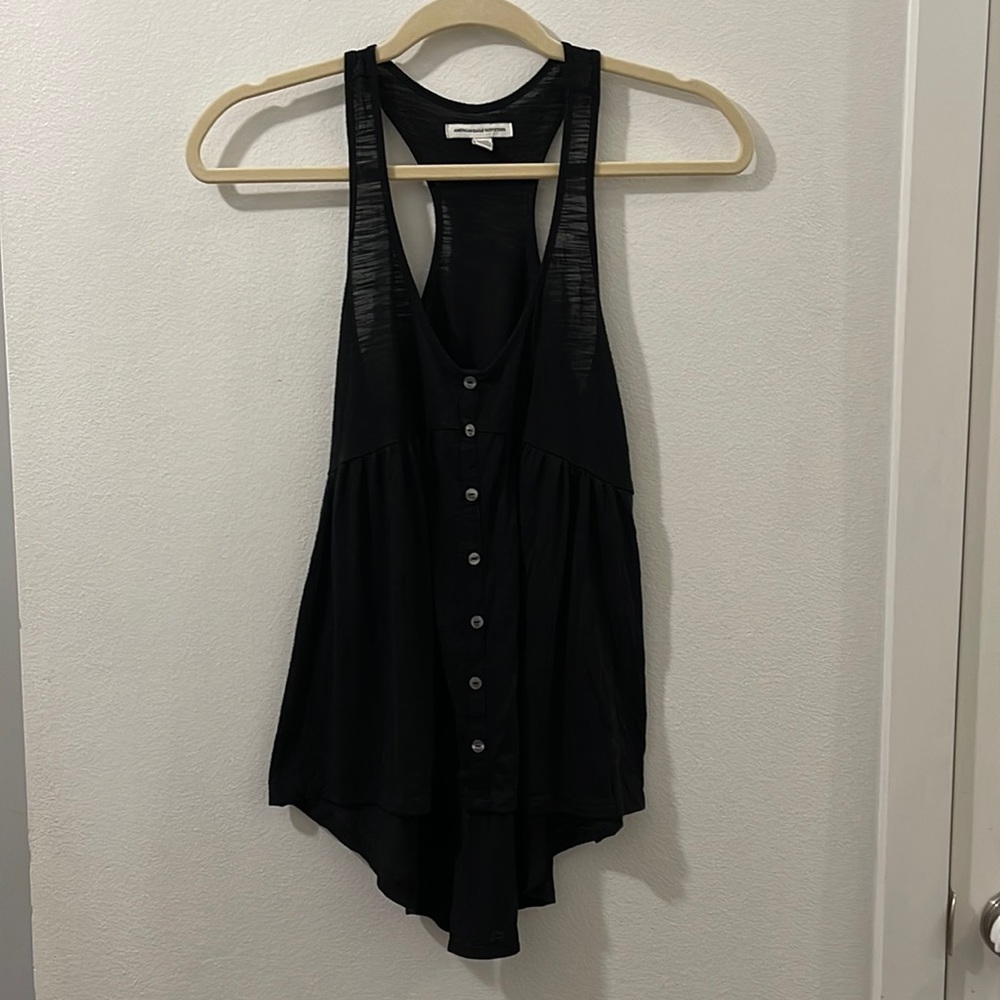 * Final Price * Black Hi-Low American Eagle Tank Tol